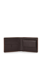 Load image into Gallery viewer, NEW TUMI Men&#39;s Nassau Brown Wallet With Coin Pocket MSRP $199
