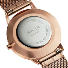 Load image into Gallery viewer, NEW MVMT Women&#39;s MB01-RGPL Boulevard Analog Rodeo Sunset Watch MSRP $160
