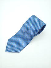 Load image into Gallery viewer, NEW SALVATORE FERRAGAMO Men's 714000 Blue Tie MSRP $190

