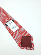 Load image into Gallery viewer, NEW SALVATORE FERRAGAMO Men&#39;s 722112 Red Tie MSRP $190
