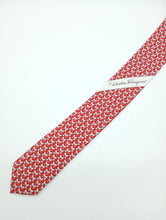 Load image into Gallery viewer, NEW SALVATORE FERRAGAMO Men&#39;s 722112 Red Tie MSRP $190
