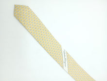 Load image into Gallery viewer, NEW SALVATORE FERRAGAMO Men&#39;s 722114 Yellow Tie MSRP $190

