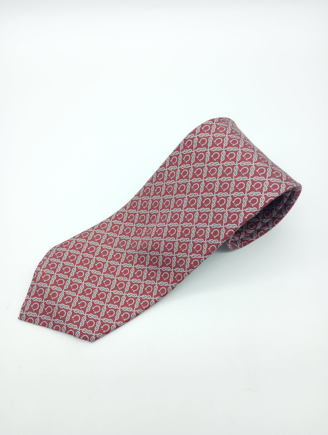 NEW SALVATORE FERRAGAMO Men's 722830 Red Tie MSRP $190