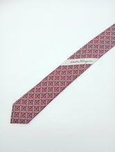 Load image into Gallery viewer, NEW SALVATORE FERRAGAMO Men&#39;s 722830 Red Tie MSRP $190
