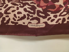 Load image into Gallery viewer, NEW SALVATORE FERRAGAMO Women&#39;s 617261 Print Silk Scarf MSRP $335
