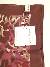Load image into Gallery viewer, NEW SALVATORE FERRAGAMO Women&#39;s 617261 Print Silk Scarf MSRP $335

