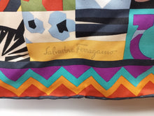 Load image into Gallery viewer, NEW SALVATORE FERRAGAMO Women&#39;s 693486 Print Silk Scarf MSRP $435
