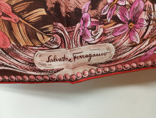 Load image into Gallery viewer, NEW SALVATORE FERRAGAMO Women&#39;s 693493 Print Silk Scarf MSRP $435
