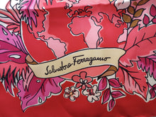 Load image into Gallery viewer, NEW SALVATORE FERRAGAMO Women&#39;s 708585 Print Silk Scarf MSRP $435
