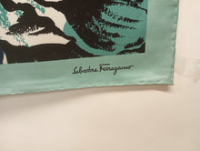 Load image into Gallery viewer, NEW SALVATORE FERRAGAMO Women&#39;s 727122 Print Silk Scarf MSRP $435
