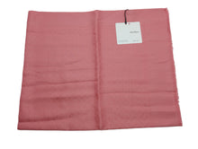 Load image into Gallery viewer, NEW SALVATORE FERRAGAMO 703905 Pink Flamingo Silk &amp; Wool Gancini Scarf MSRP $430
