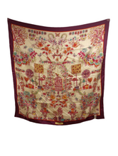 Load image into Gallery viewer, NEW SALVATORE FERRAGAMO Women&#39;s 314506 Print Silk Scarf MSRP $435
