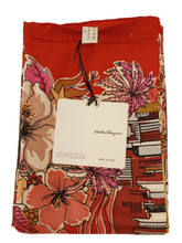 Load image into Gallery viewer, NEW SALVATORE FERRAGAMO Women&#39;s 708585 Print Silk Scarf MSRP $435

