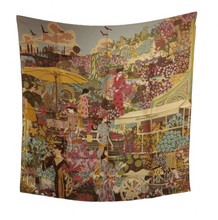 Load image into Gallery viewer, NEW SALVATORE FERRAGAMO Women&#39;s 714507 Print Silk Scarf MSRP $435
