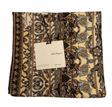 Load image into Gallery viewer, NEW SALVATORE FERRAGAMO Women&#39;s 715555 Print Silk Scarf MSRP $435
