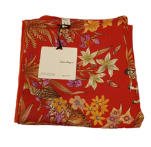 Load image into Gallery viewer, NEW SALVATORE FERRAGAMO Women&#39;s 715584 Print Silk Scarf MSRP $435
