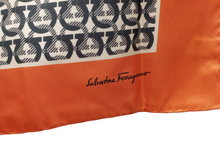 Load image into Gallery viewer, NEW SALVATORE FERRAGAMO Women&#39;s 726130 Print Silk Scarf MSRP $435
