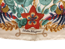 Load image into Gallery viewer, NEW SALVATORE FERRAGAMO Women&#39;s 726961 Print Silk Scarf MSRP $435
