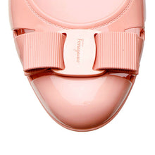 Load image into Gallery viewer, NEW SALVATORE FERRAGAMO Vara Jelly Women&#39;s 726365 Desert Rose Ballet Flat Size 6 C MSRP $350
