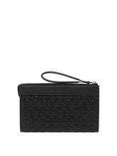 Load image into Gallery viewer, NEW SALVATORE FERRAGAMO Gancini Men&#39;s 723757 Black Document Holder MSRP $795
