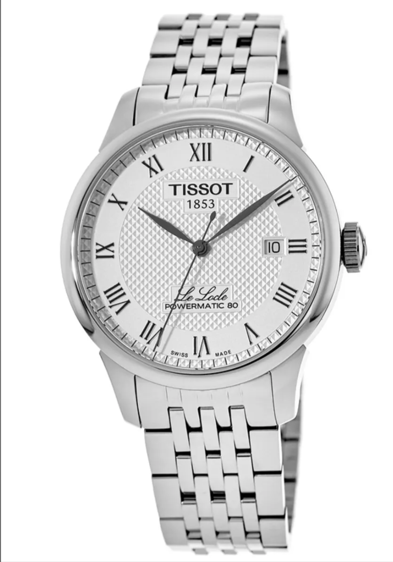 NEW Tissot T-Classic Le Locle Men's Silver Dial Bracelet Watch T0064071103300 $630