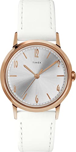 NEW TIMEX Women's Marlin TW2T18300 Automatic Rose Gold Watch MSRP $199