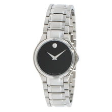 Load image into Gallery viewer, NEW Movado Women&#39;s 0606784 Collection 28mm Black Dial Bracelet Watch MSRP $995
