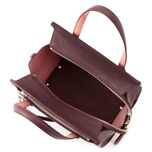 Load image into Gallery viewer, NEW SALVATORE FERRAGAMO Amy Women&#39;s 723992 Purple/Desert Rose Tote MSRP $1690
