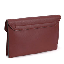 Load image into Gallery viewer, NEW SALVATORE FERRAGAMO Gancini Women&#39;s 725783 Carmine Clutch MSRP $1150
