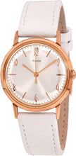 Load image into Gallery viewer, NEW TIMEX Women&#39;s Marlin TW2T18300 Automatic Rose Gold Watch MSRP $199
