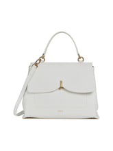 Load image into Gallery viewer, NEW FURLA Women&#39;s Ribbon White Leather Shoulder Bag MSRP $449
