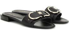 Load image into Gallery viewer, NEW SALVATORE FERRAGAMO Solar Women&#39;s 704617 Black Sandal Size 5 C MSRP $595
