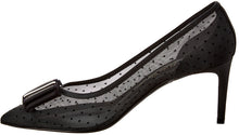 Load image into Gallery viewer, NEW SALVATORE FERRAGAMO Zeri 70 POI Women&#39;s 724142 Black Pump Size 5 D MSRP $750
