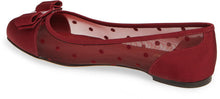 Load image into Gallery viewer, NEW SALVATORE FERRAGAMO Varina Dots Women&#39;s 724119 Red Flats Size 7 D MSRP $725
