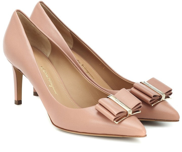 NEW SALVATORE FERRAGAMO Zeri 70 Women's 705769 Blush Pump Size 8.5 D MSRP $750